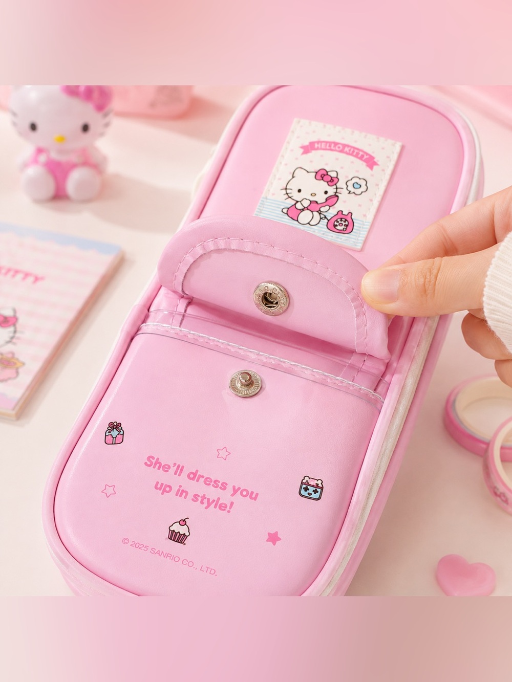 Sanrio Hello Kitty Pink Pencil Case